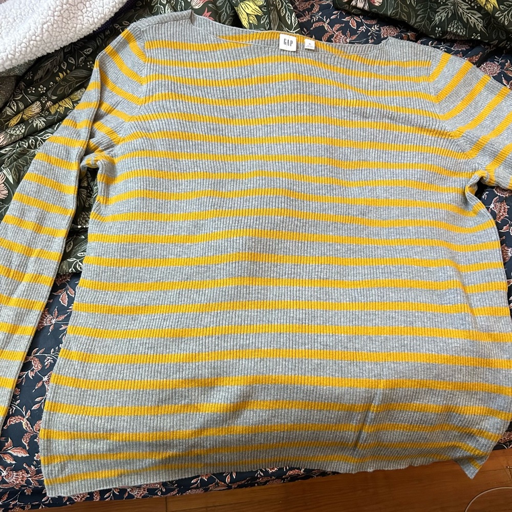 Gap Boatneck Ribbed Sweater EUC